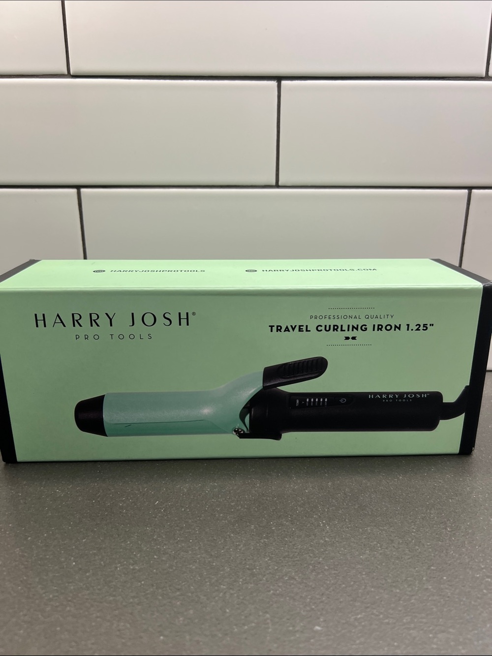 NIB Harry Josh Pro Tools Travel Curling Iron 1.25"